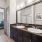 Master bathroom with his and her sinks