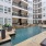 Swimming pool with seating area