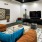 a living room with a tv and couches
